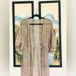 Beige Renfaire & Cottagecore Kimono